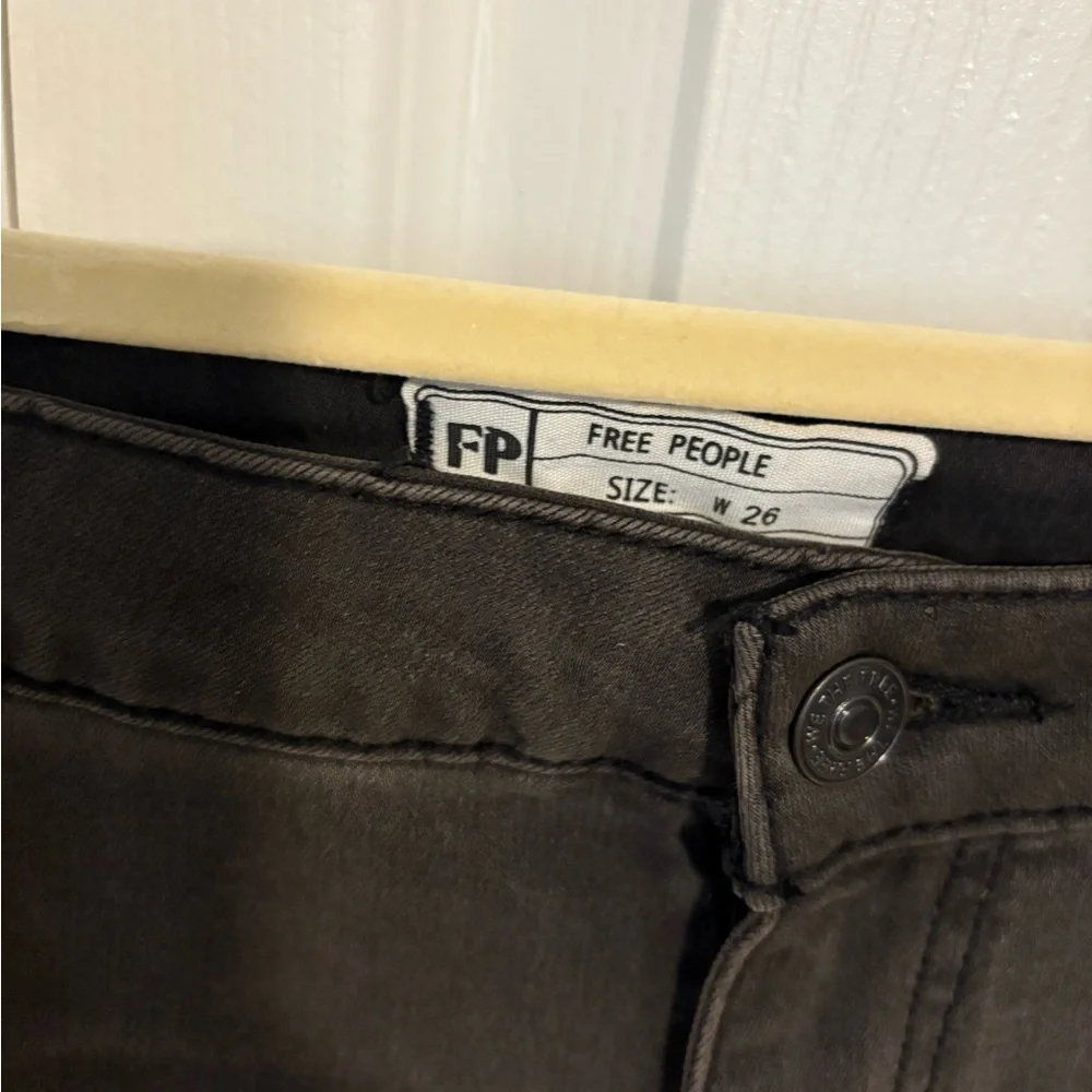 Women's Black Flared Jeans - Picture 2 of 5